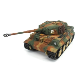 Czołg zdalnie sterowany IR/dźwięk 1:24 German Tiger 1 Mid Painted Camo RTR 2.4Ghz - Heng Long 3841-11-M-C